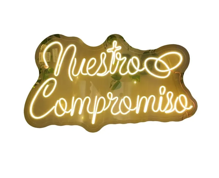 [MA2645] Nuestro compromiso Anillos _ 70cm x 39cm
