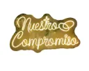 Nuestro compromiso Anillos _ 70cm x 39cm