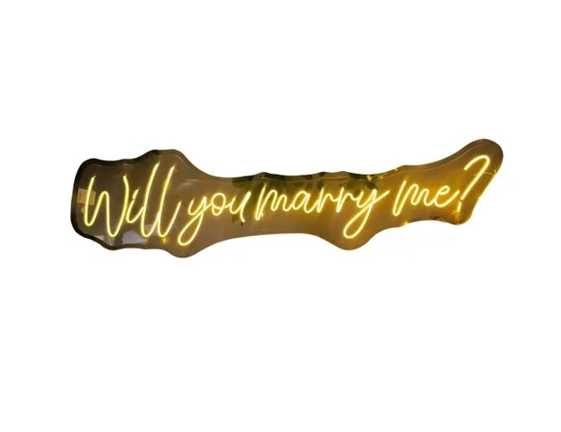 Will you marry me_ 120cm x 30cm