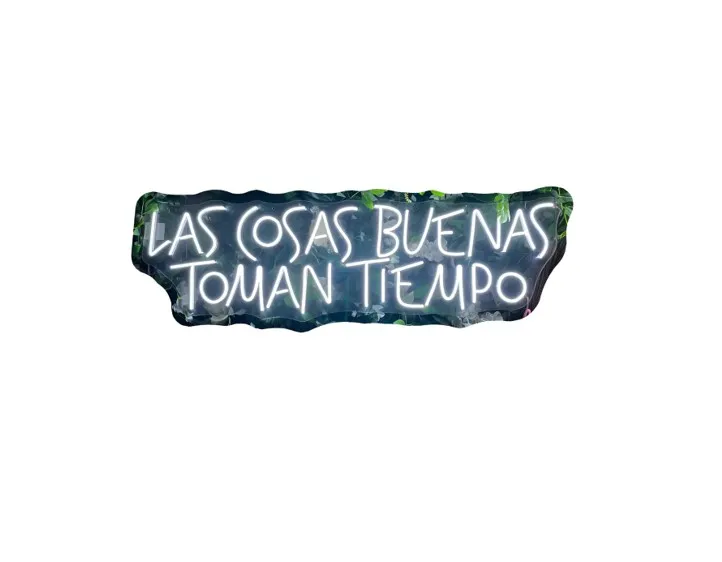 LAS COSAS BUENAS TOMAN TIEMPO_100cm x 30cm