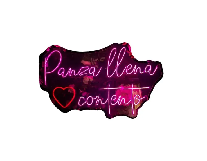 Panza llena corazón contento_87cm x 54cm