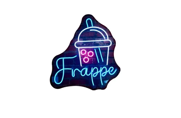 Frappe con silueta vaso_ 51cm x 48cm