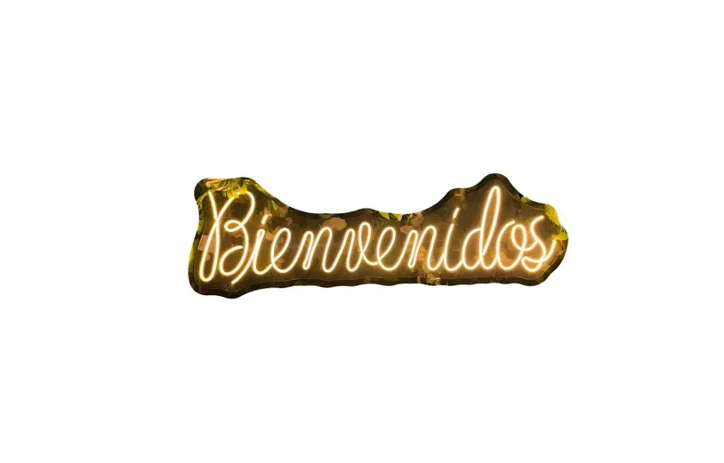 Bienvenidos_100cm X 30cm