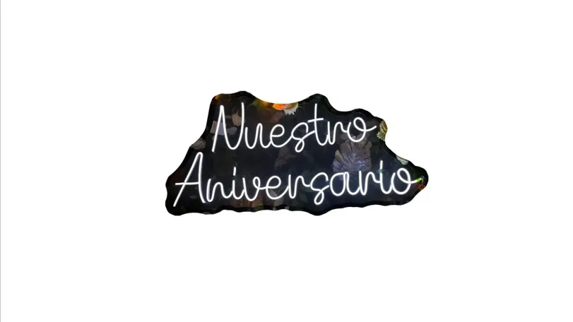 Nuestro aniversario_84cm x 40cm