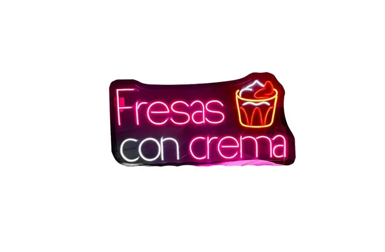 Fresas con crema_ 80cm x 40cm