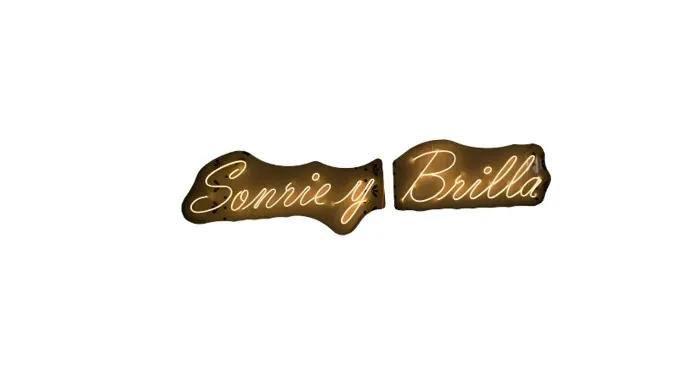 Sonrie y Brilla_2 partes_180cm x 44cm