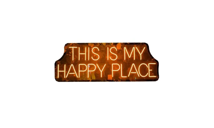 [MA2632] THIS IS MY HAPPY PLACE_ 100cm X 35cm