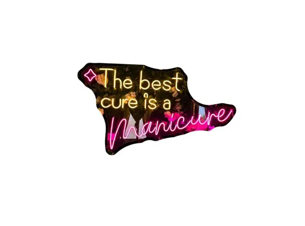 The best cure is a manicure_ 90cm x 50cm
