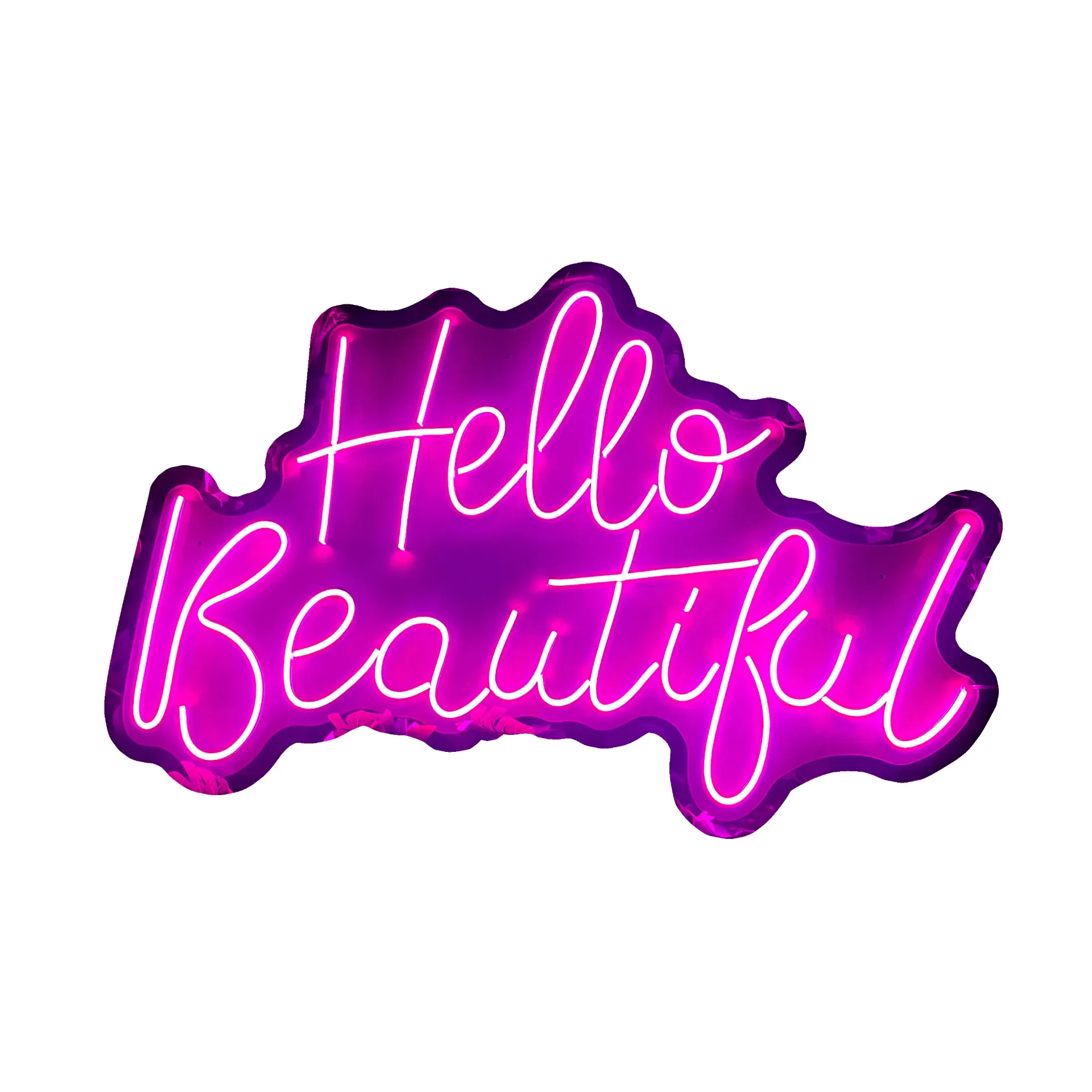 Hello Beautiful 2 renglones Grande_90cm x 60cm