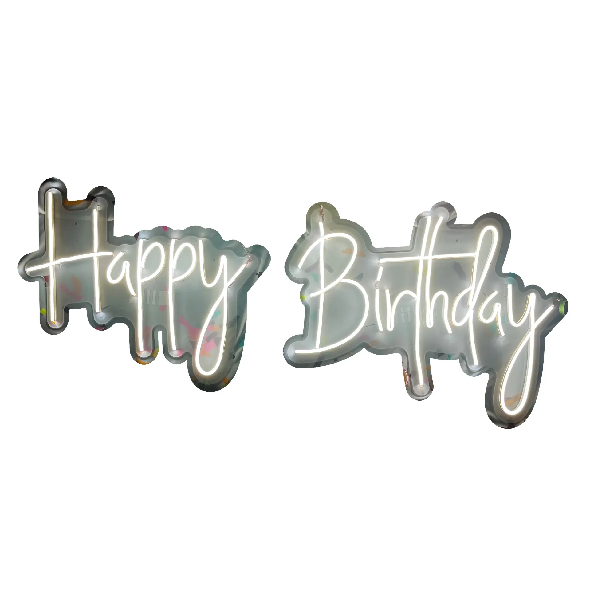 Happy Birthday (2 piezas)_42cm x 37cm / 51cm x 41cm