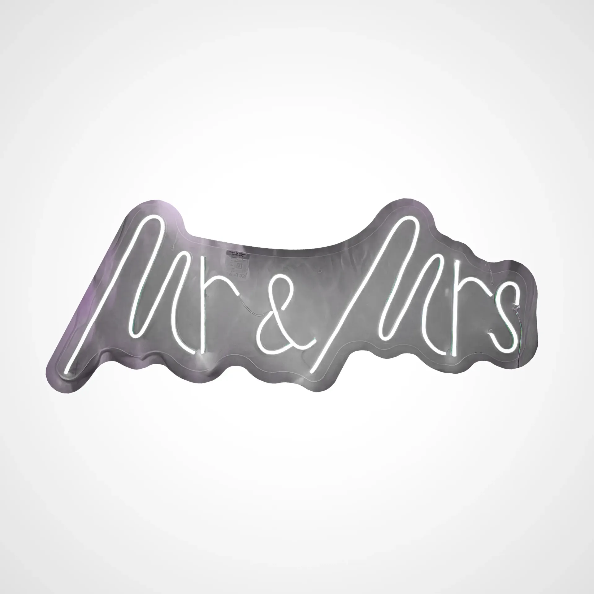 [A087-BF] Mr & Mrs 1 linea (Blanco Frio)