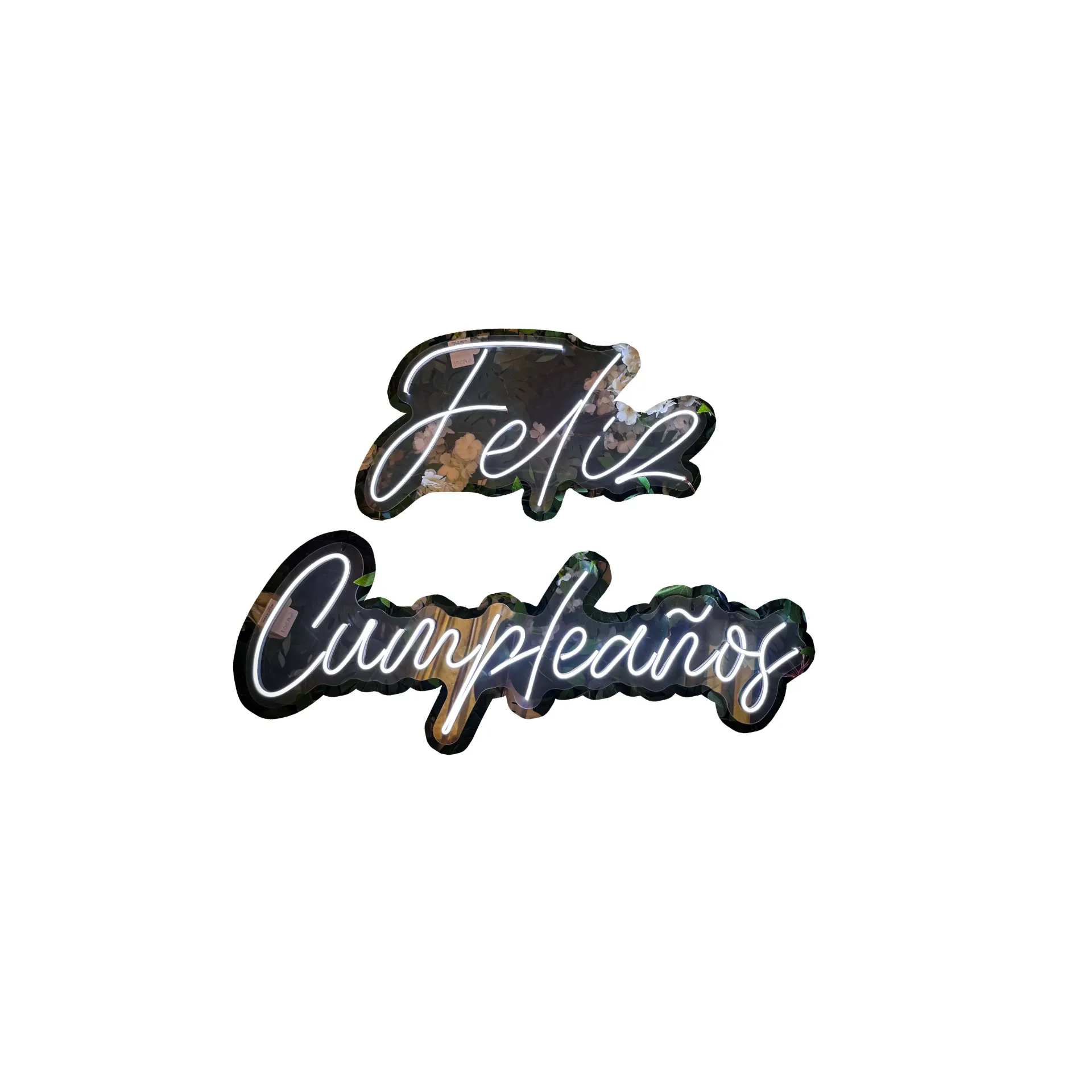 Feliz cumpleaños 2 piezas_60cm x 32cm / 80cm x 28cm