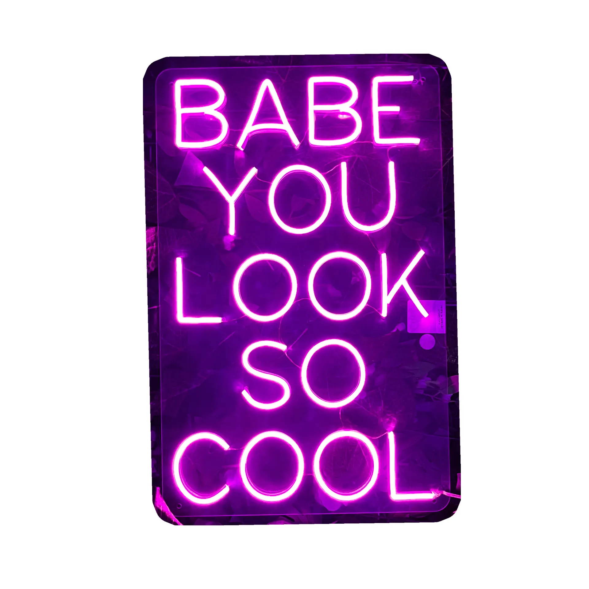 Babe you look so cool