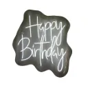 Happy Birthday tipografia 2 en 2 renglones