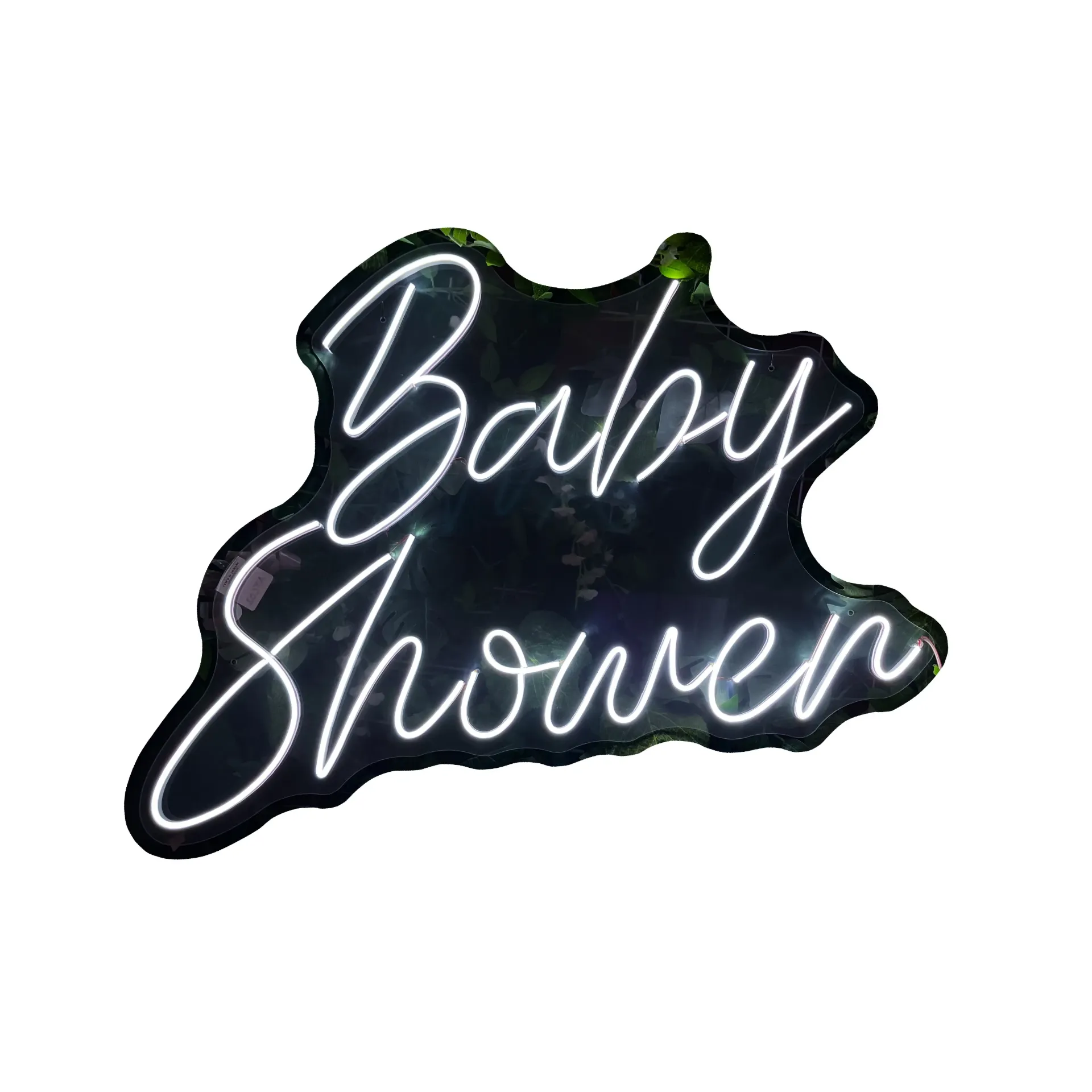 [A160-BF] Baby shower 2 renglones (Blanco Frio)