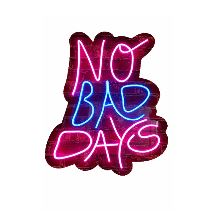 No bad days 3 renglones_55cm x 40cm