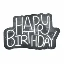 Happy Birthday_55cm x 39cm