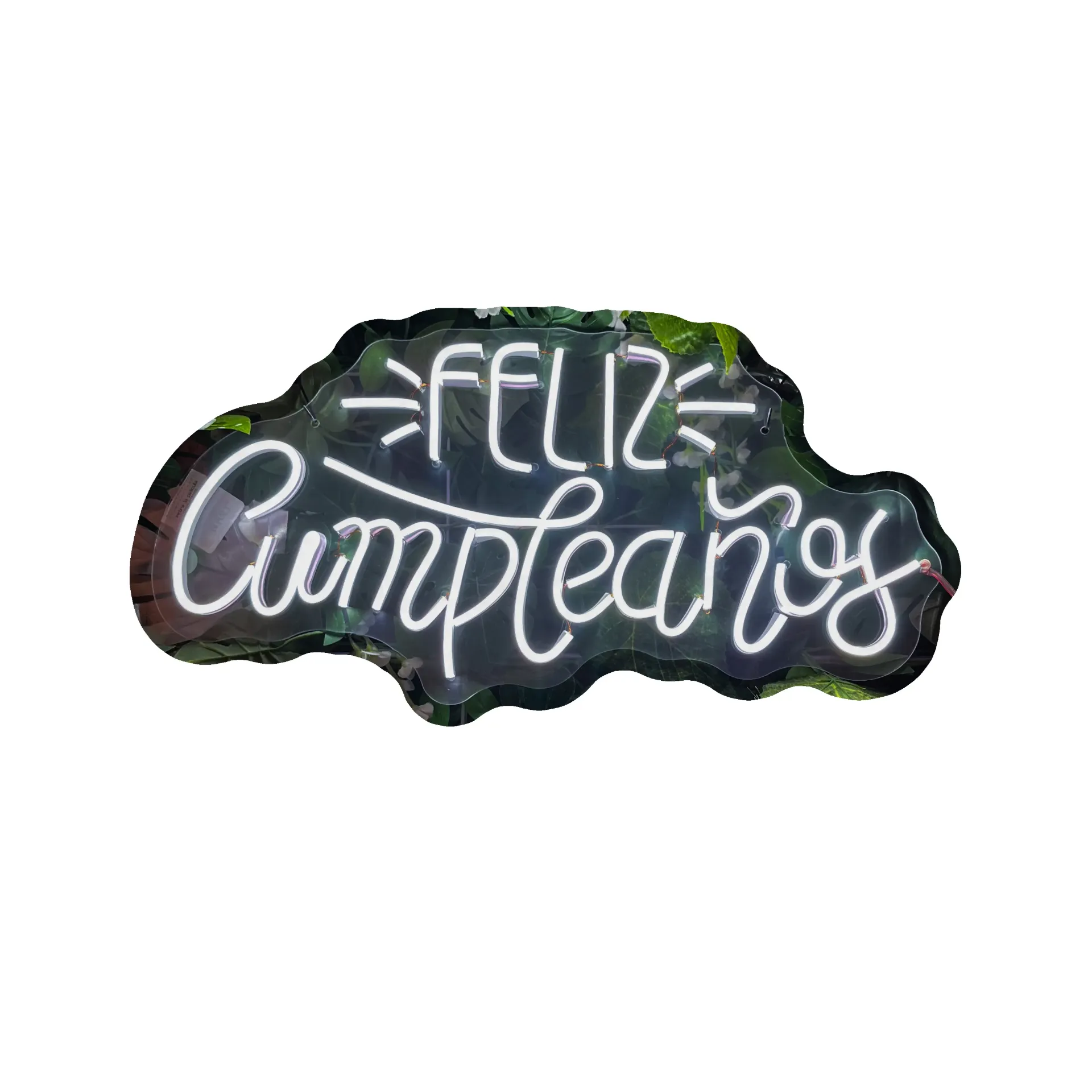 Felíz cumpleaños 2 renglones_53cm x 26cm