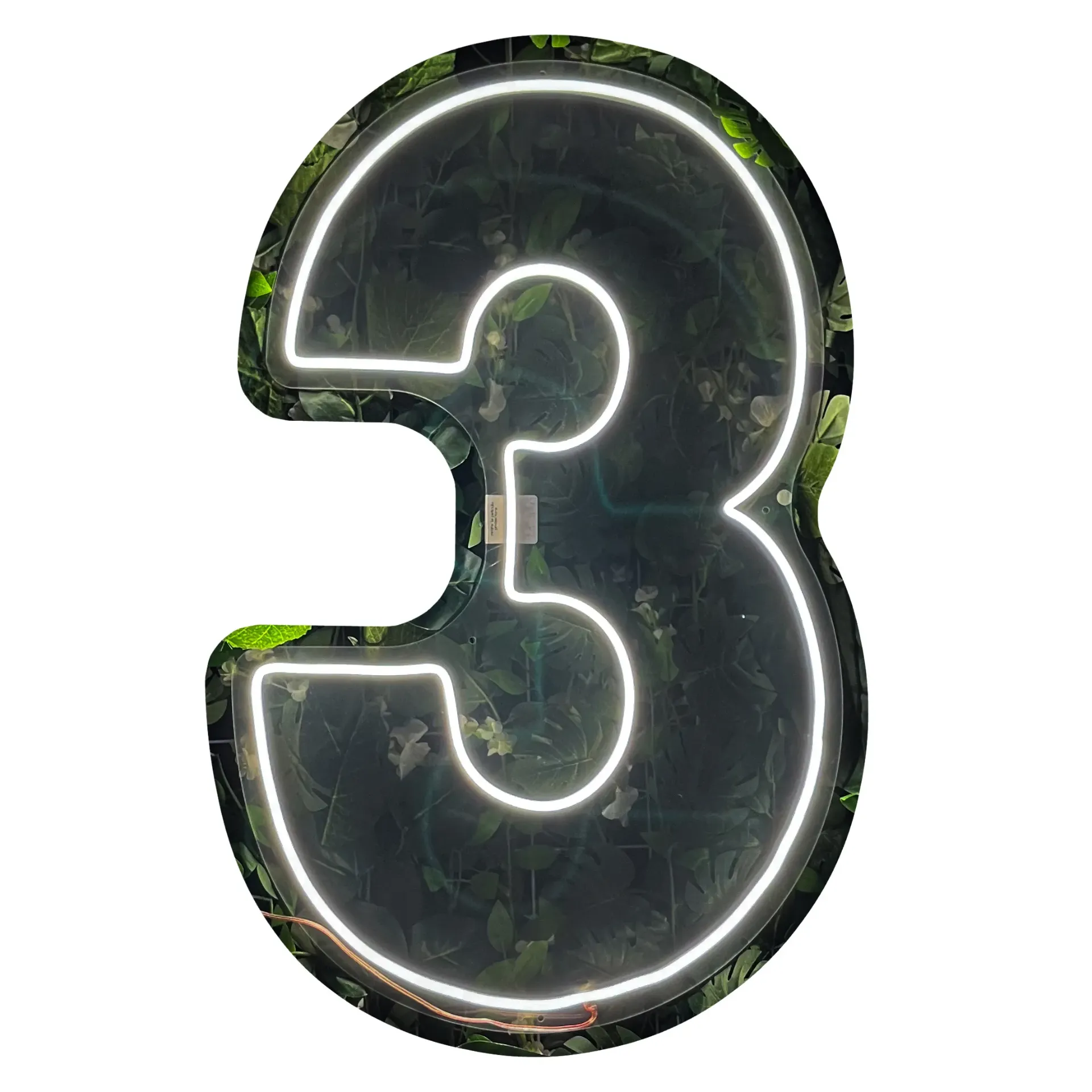 [A223-BF] Número 3 de 60 cm (Blanco Frio)