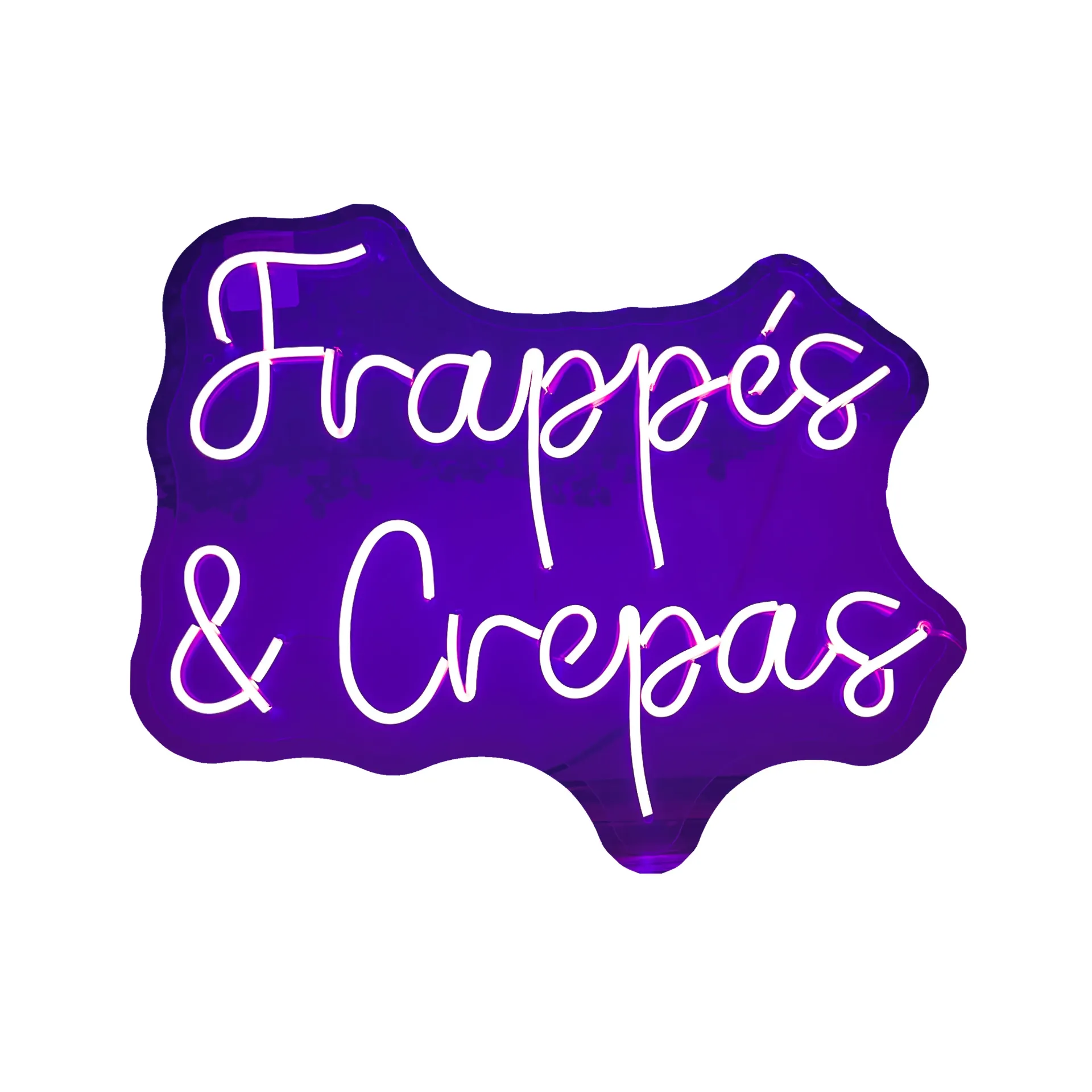 [A258-MD] Frappes y crepas 2 renglones (Morado)
