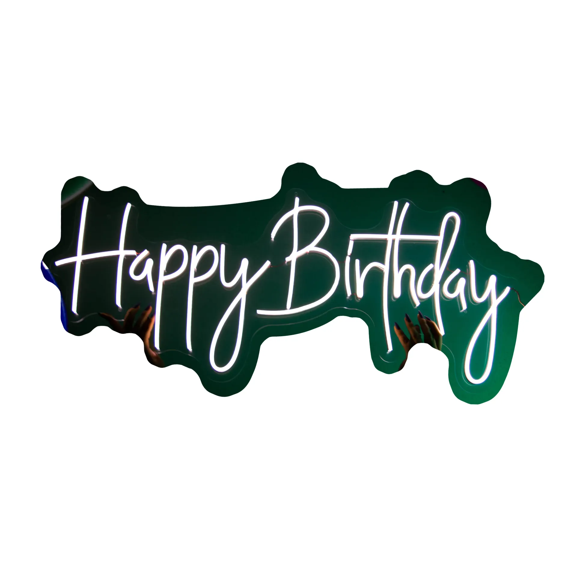 [A003-BF] Happy Birthday Tipografia 2 (Blanco Frio)