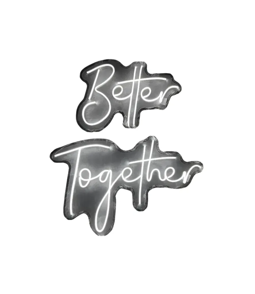 [A007-BF] Better Together 2 piezas chico (Blanco Frio)