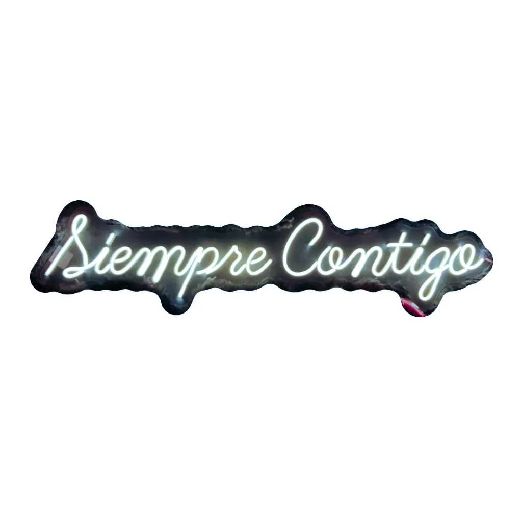 Siempre contigo 1 renglón_100cm x 23cm