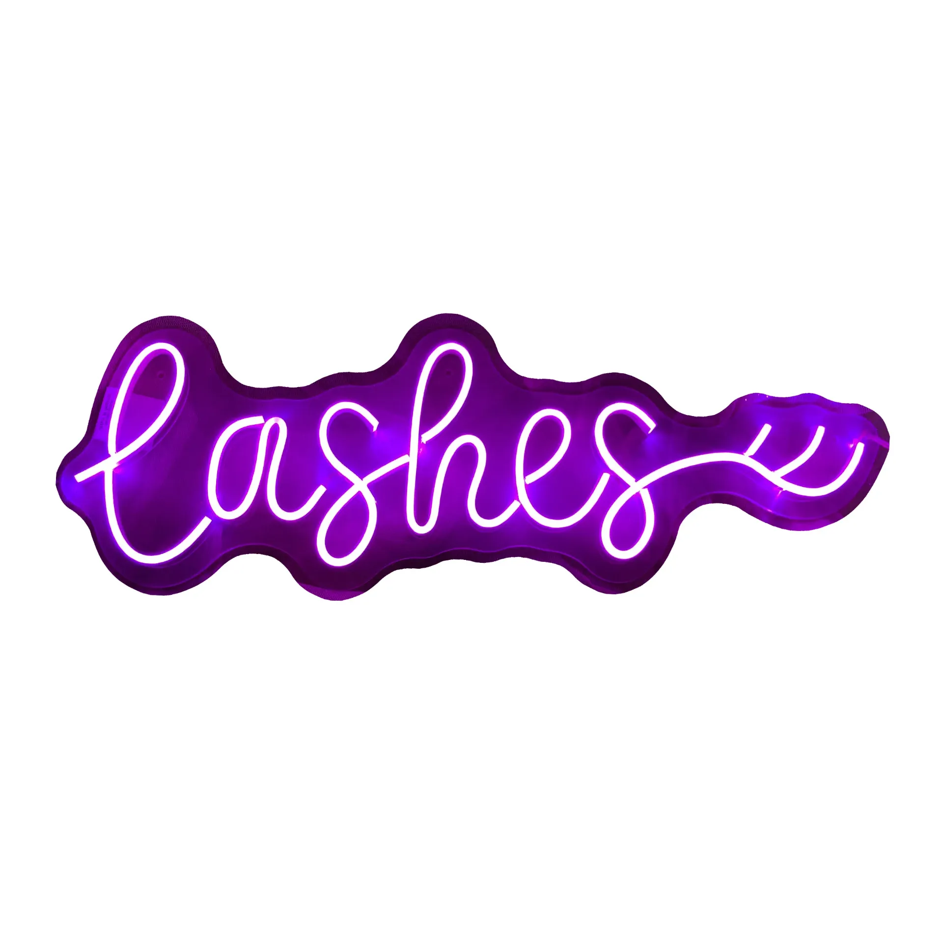 Palabra Lashes y pestaña_60cm x 20cm