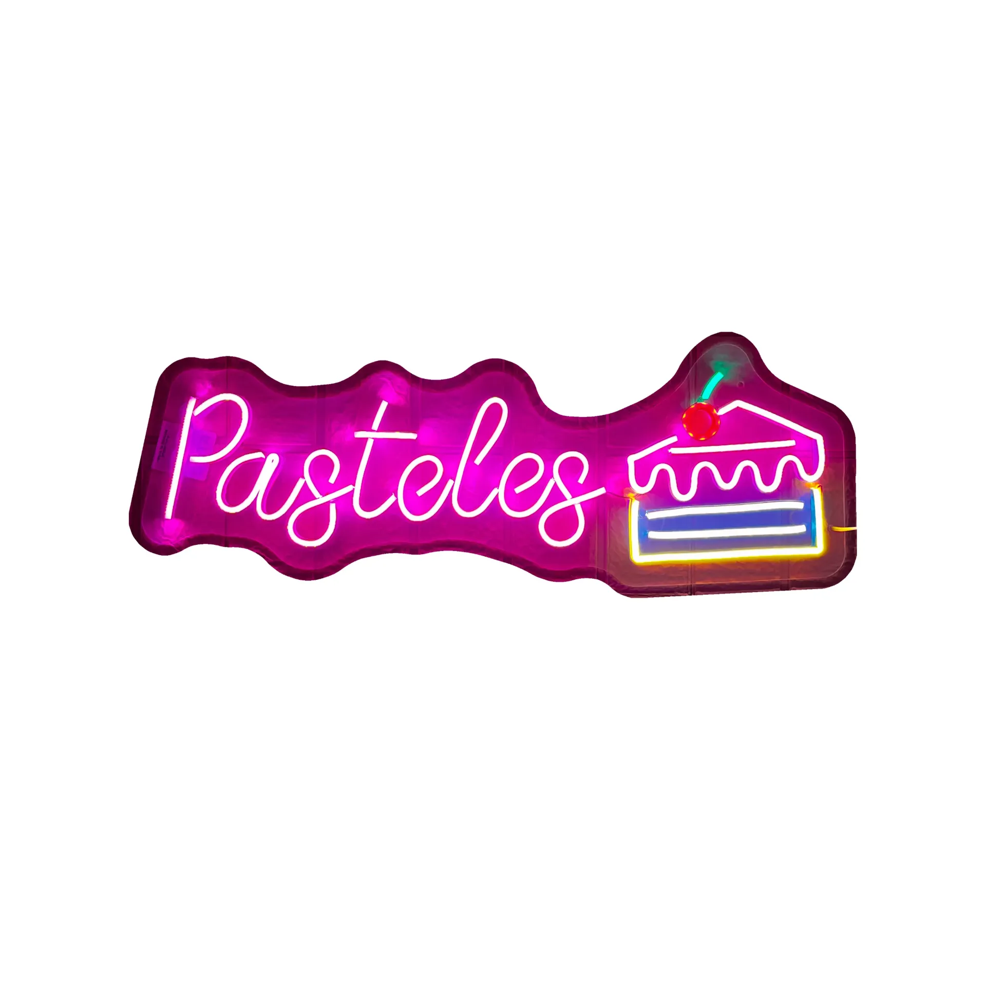 Pasteles + silueta _58cm x 20cm