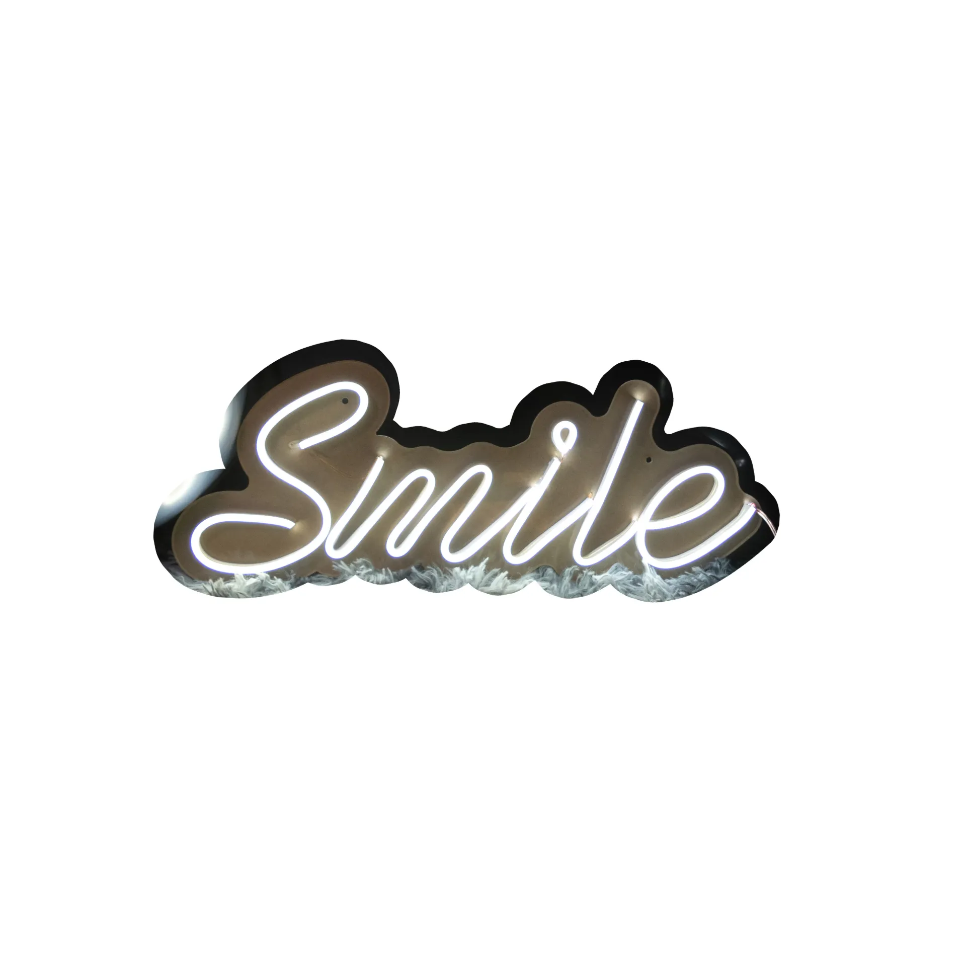 [A152-BF] Smile chico_49cm x 19cm (Blanco Frio)