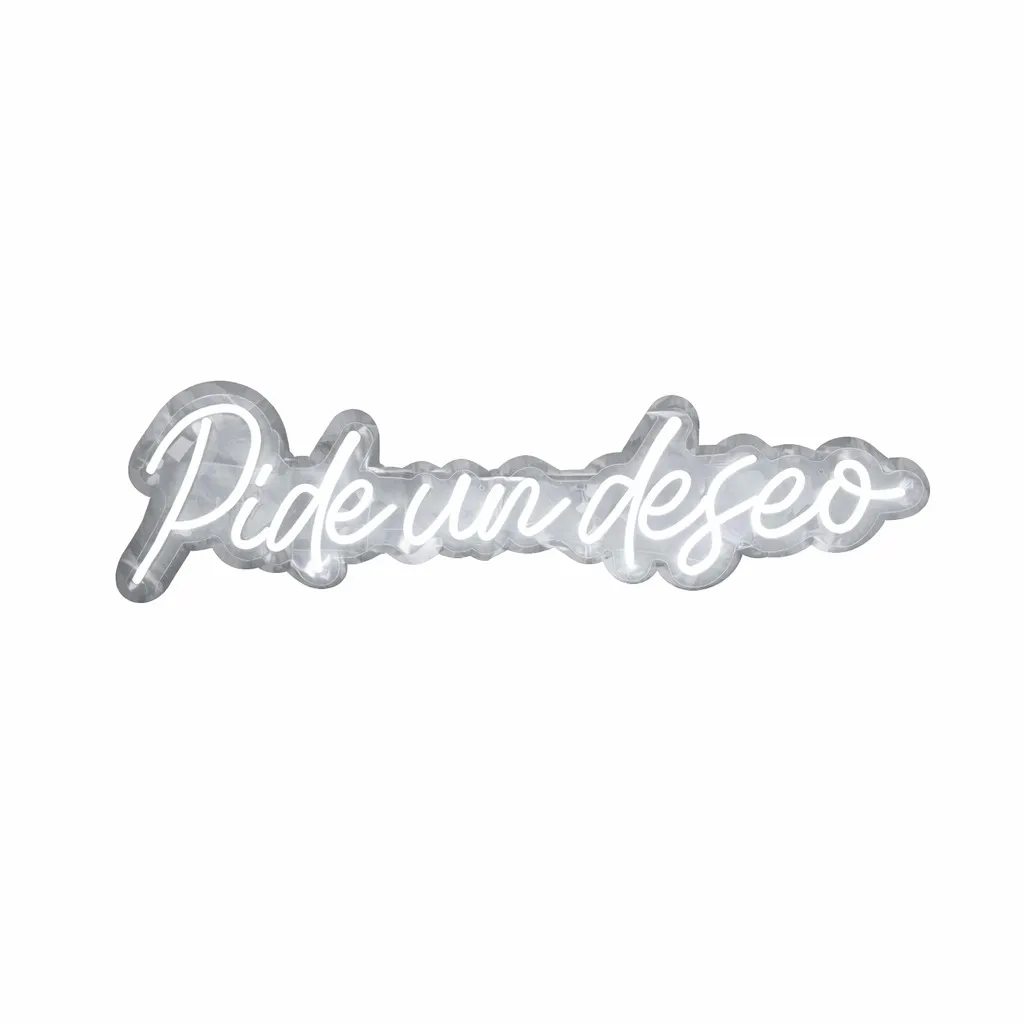 [A187-BF] Pide un deseo 1 renglón_100cm x 26cm (Blanco Frio)